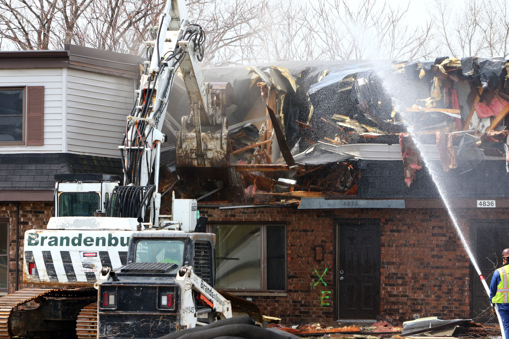 Gallery: Demolition begins on West Calumet Housing Complex